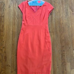 High-Quality Orange Bodycon Dress